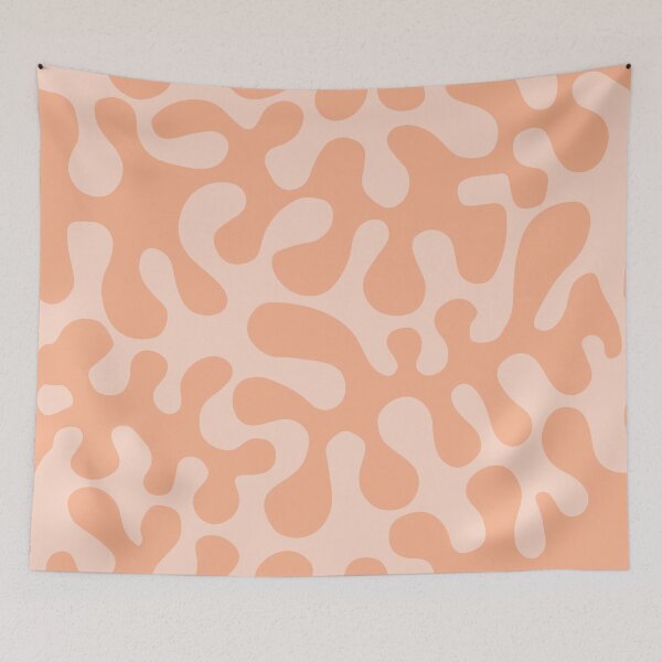 Item preview, Peach Coral Leaf designed and sold by STUDIO MORE Los Angeles.