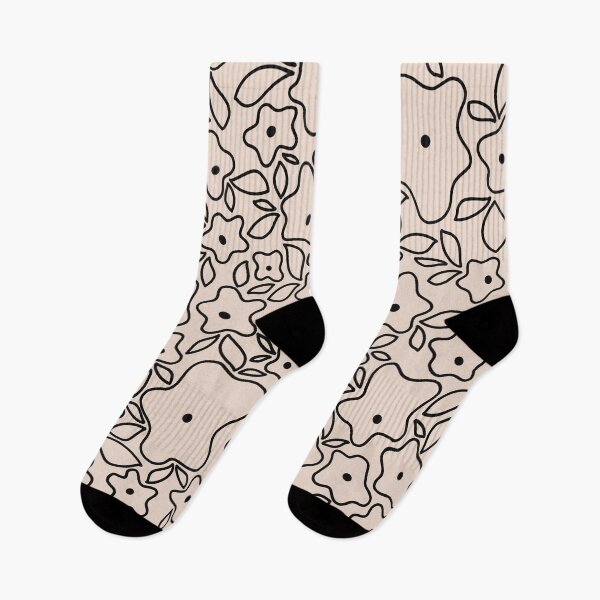 Artikelvorschau, Abstrakte Blase mit Blumen in Creme entworfen und verkauft von erikakcreates.