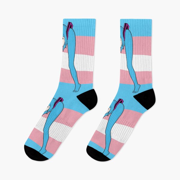 Item preview, Trans Flag Shiteyanyo designed and sold by Allison Ghost's Wacky Image Designs.
