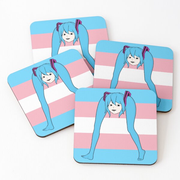 Item preview, Trans Flag Shiteyanyo designed and sold by Allison Ghost's Wacky Image Designs.