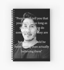 Markiplier Quote 1 Spiral Notebook