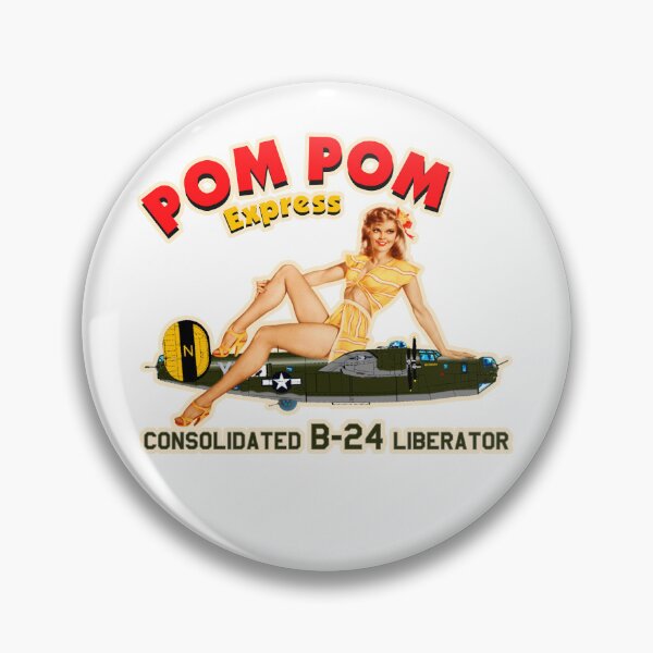 Item preview, Consolidated B-24 Liberator - Noise Art Phrases - Pom Pom Express - Clean Style designed and sold by pzd501.
