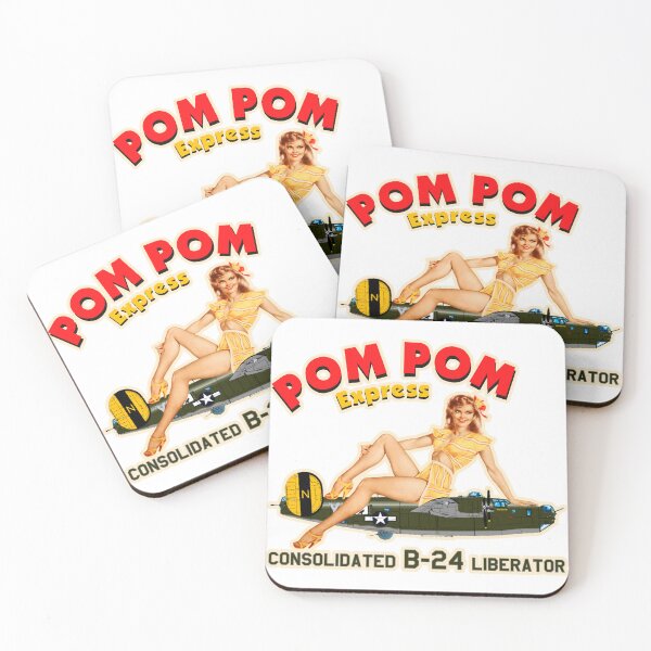 Item preview, Consolidated B-24 Liberator - Noise Art Phrases - Pom Pom Express - Clean Style designed and sold by pzd501.