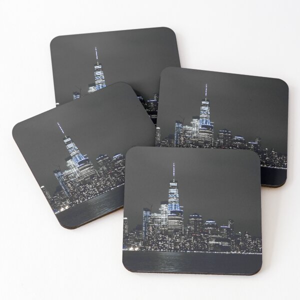 Aperçu de l'œuvre New York City Skyline @ Nuit créée et vendue par jared williams.