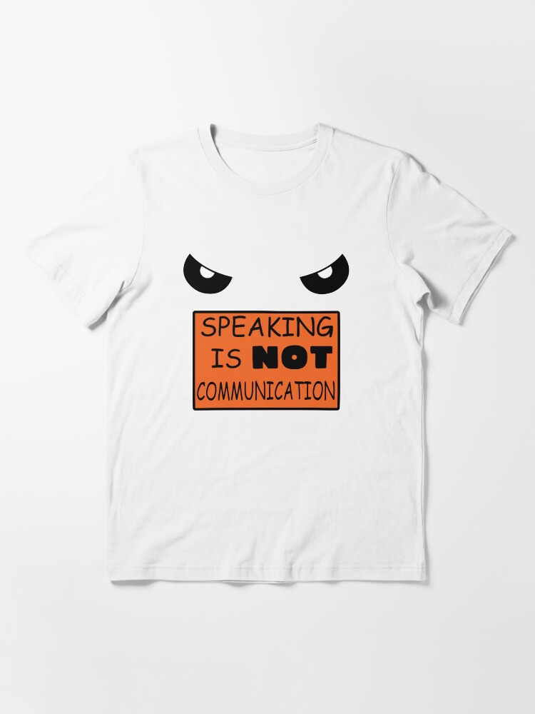 Ichigo Speaking Is Not Communication Essential T Shirt for Sale by StevenDjones Redbubble