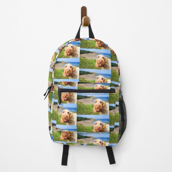 Item preview, At the beach Spinone designed and sold by FOLK ART FUSION by heidiannemorris.