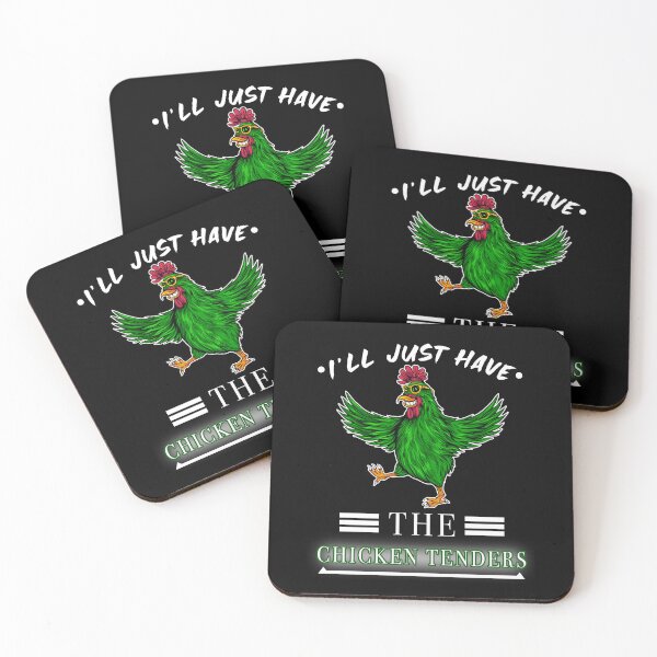 Item preview, I'll Just Have The Chicken Tenders Food Lovers Chicken Funny Quotes designed and sold by MediTees.