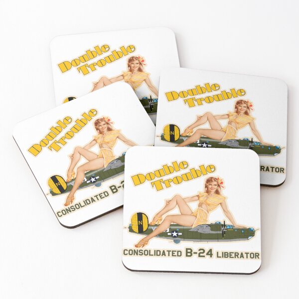 Item preview, Consolidated B-24 Liberator - Noise Art Phrases - Double Trouble - Clean Style designed and sold by pzd501.