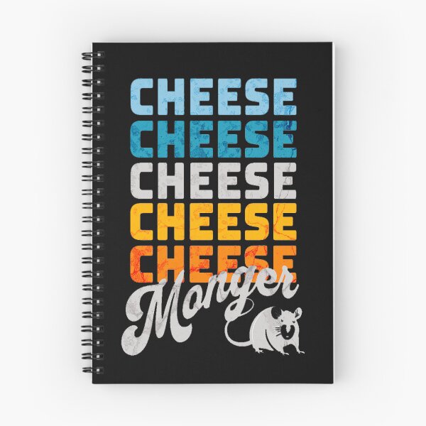 Item preview, Cheese Monger Cheese Lover Cheese Expert Retro Mouse Gray designed and sold by Rabbitti.