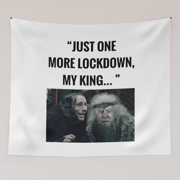 Item preview, Just One More Lockdown My King designed and sold by StevenDjones.