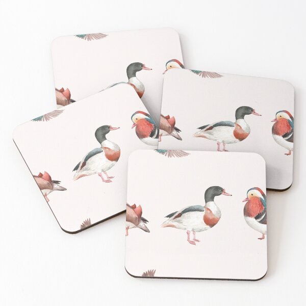 Item preview, cute art duck print pattern designed and sold by TheWaterBirds.