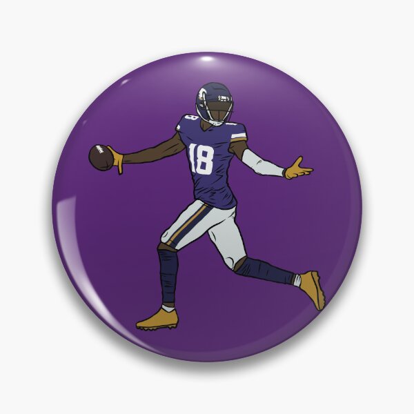 Item preview, Justin Jefferson Looking Back Celebration designed and sold by RatTrapTees.