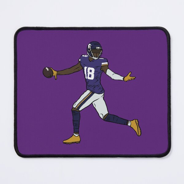 Item preview, Justin Jefferson Looking Back Celebration designed and sold by RatTrapTees.