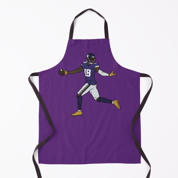 Item preview, Justin Jefferson Looking Back Celebration designed and sold by RatTrapTees.