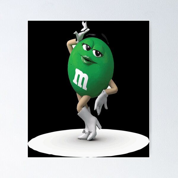 MS GREEN  M&m characters, M m characters clipart, Green