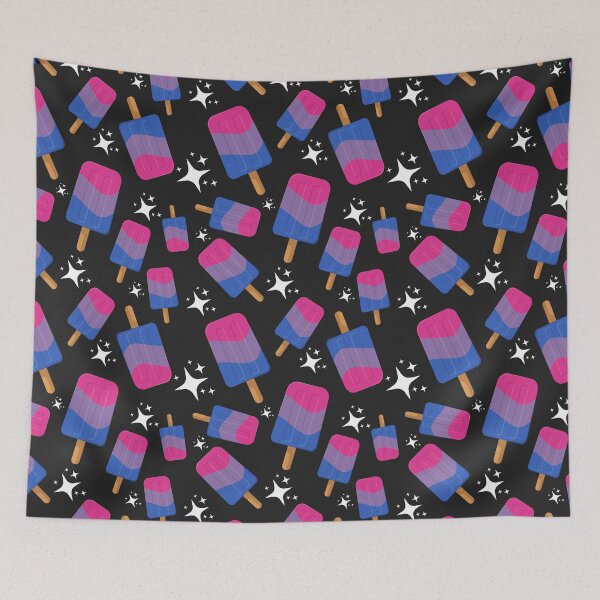 Item preview, Cute Bisexual Ice Pops designed and sold by LiveLoudGraphic.