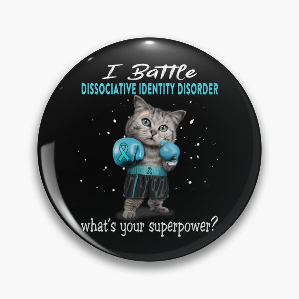 Item preview, Dissociative Identity Disorder Warrior - I Battle Dissociative Identity Disorder What Is Your Superpower? designed and sold by Jennpak.
