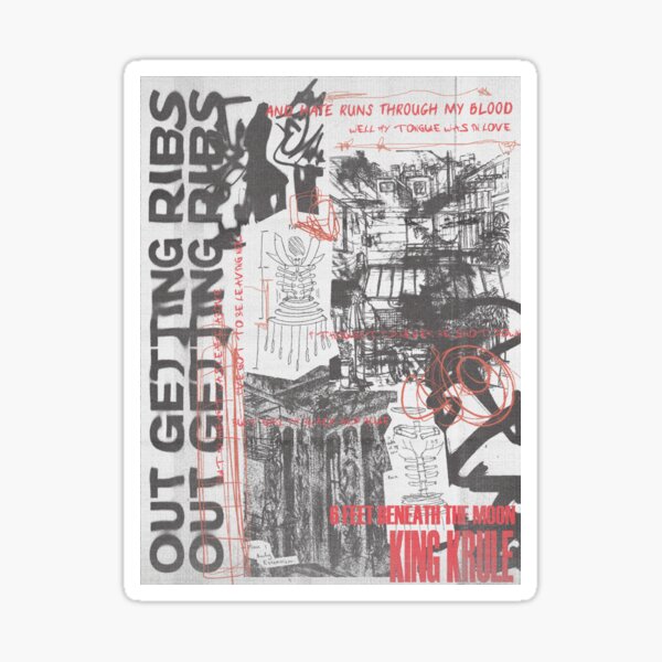 Item preview, Getting Ribs Krule Poster - Red Version designed and sold by theashleymay.
