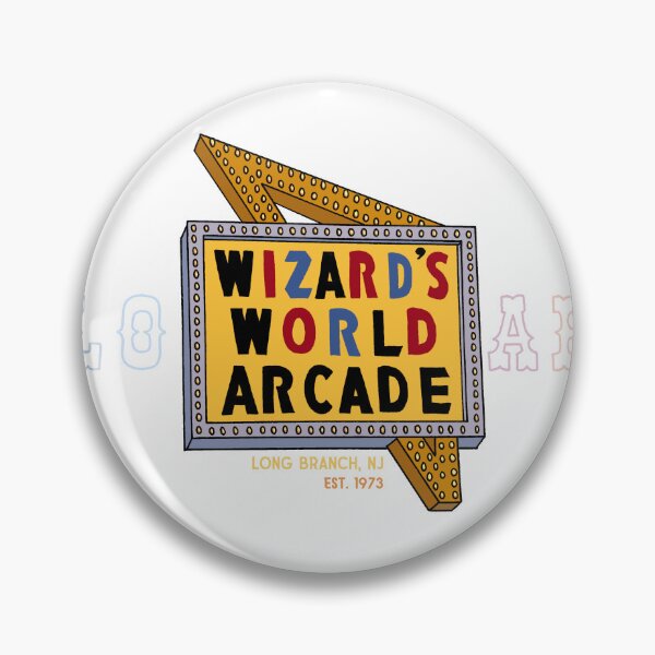 Item preview, Wizard's World Arcade - Long Branch, NJ Nostalgia! designed and sold by SassSquatch.