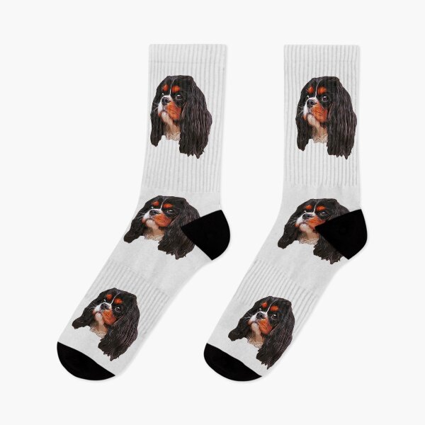 Aperçu de l'œuvre Cavalier King Charles Spaniel Tricolore créée et vendue par ElegantCat.