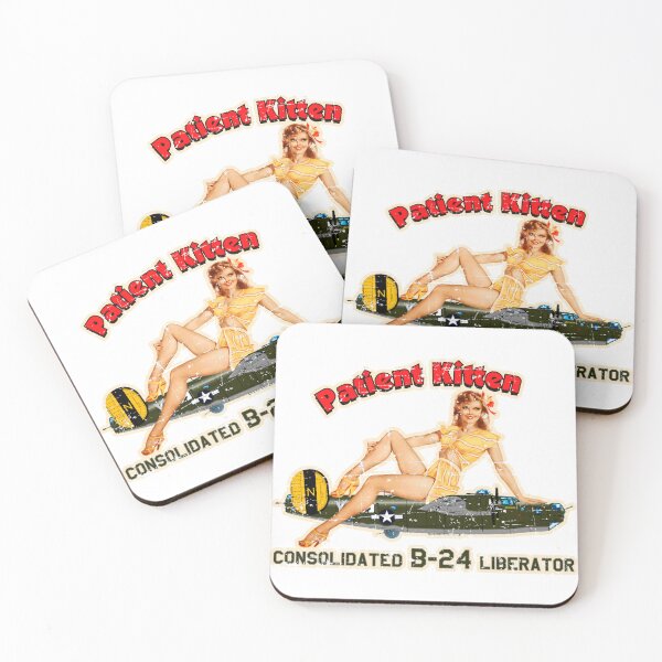 Item preview, Consolidated B-24 Liberator - Noise Art Phrases -Patiente Kitten - Grunge Style designed and sold by pzd501.