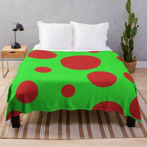 Item preview, Green and red polka dots designed and sold by OptoFortuna.