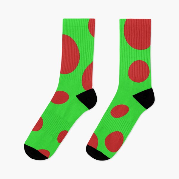 Item preview, Green and red polka dots designed and sold by OptoFortuna.