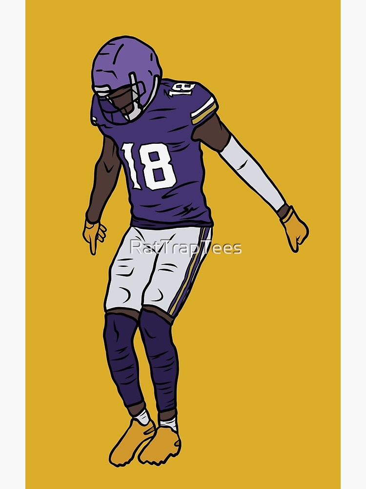 Ja'marr Chase Justin Jefferson Poster Painting Hand Made 