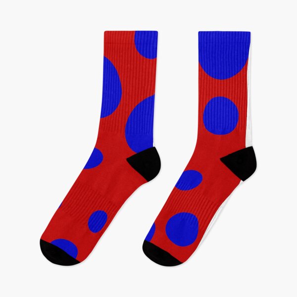Aperçu de l'œuvre Pois rouges et bleus créée et vendue par OptoFortuna.