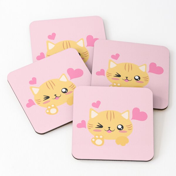 Item preview, orange cat in love designed and sold by yessebel.