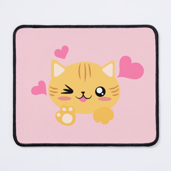Item preview, orange cat in love designed and sold by yessebel.