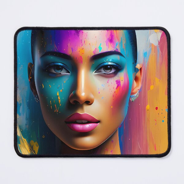 Item preview, Urban Woman Graffiti Oil Painting Splattered designed and sold by SableSyndciate.