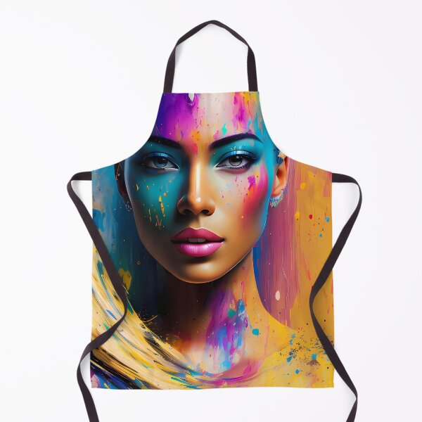 Item preview, Urban Woman Graffiti Oil Painting Splattered designed and sold by SableSyndciate.