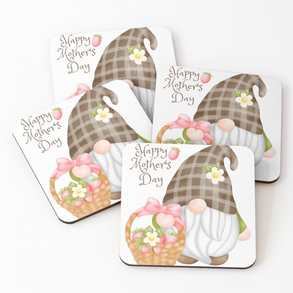 Item preview, Happy Mother's Day Cute Strawberry Gnome designed and sold by silviaol.