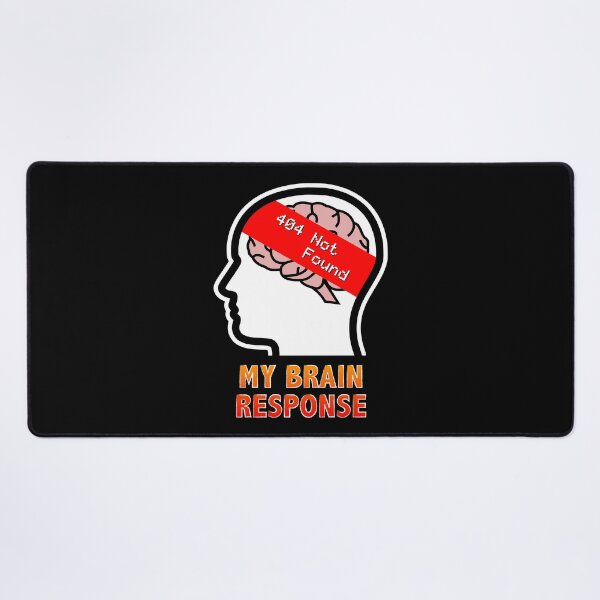 Item preview, My Brain Response: 404 Not Found designed and sold by Moodific.