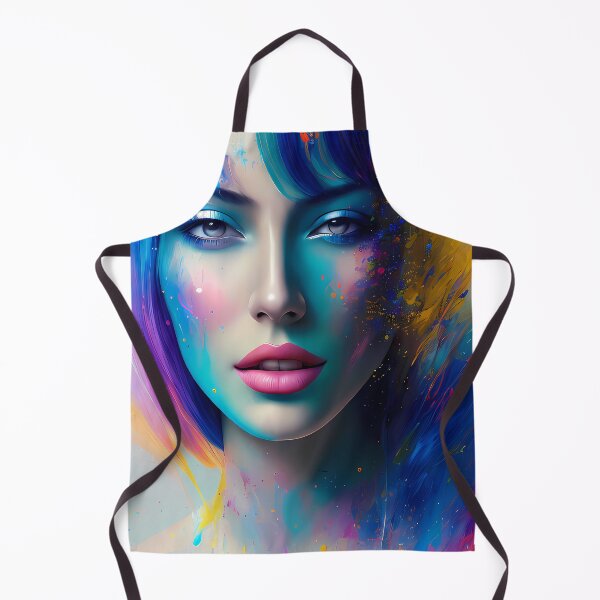 Item preview, Urban Woman Graffiti Oil Painting Splattered designed and sold by SableSyndciate.