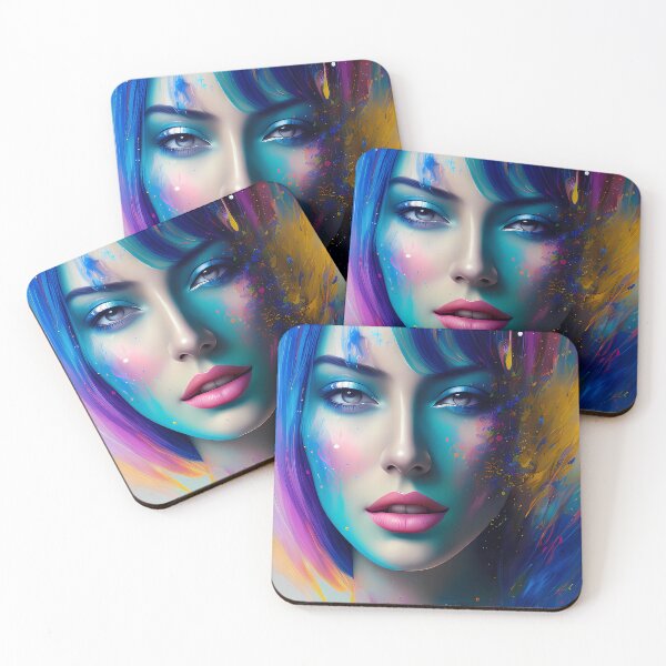 Item preview, Urban Woman Graffiti Oil Painting Splattered designed and sold by SableSyndciate.