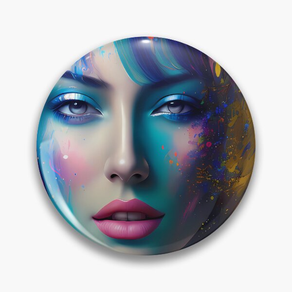 Item preview, Urban Woman Graffiti Oil Painting Splattered designed and sold by SableSyndciate.