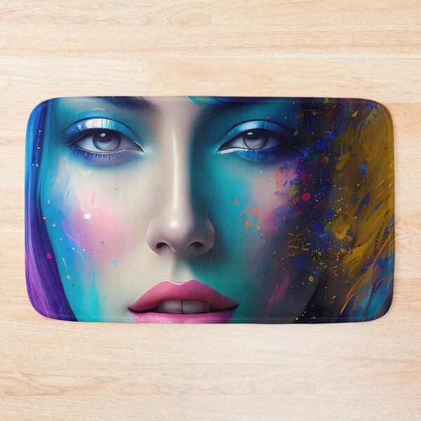 Item preview, Urban Woman Graffiti Oil Painting Splattered designed and sold by SableSyndciate.