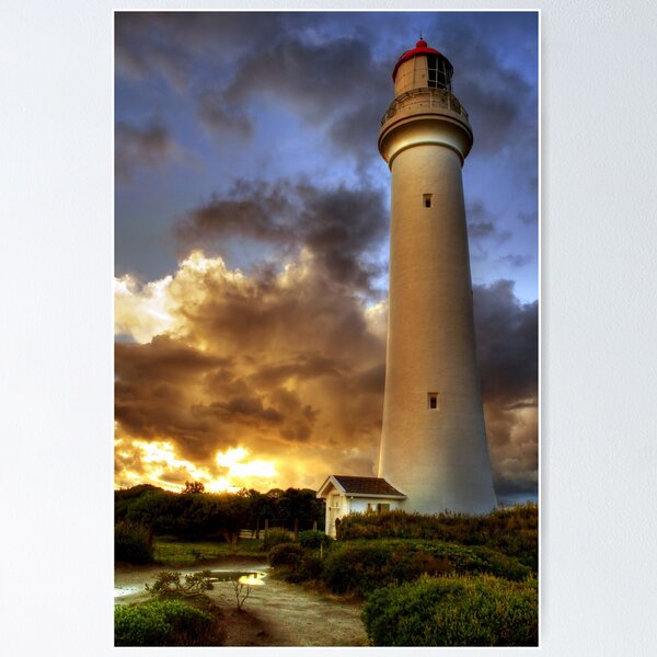 Item preview, Glow on the Lighthouse, Airey's Inlet, Victoria designed and sold by ChristineJayne.