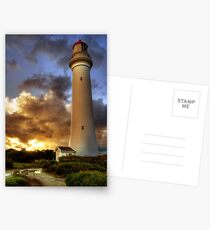 Glow on the Lighthouse, Airey's Inlet Postcards