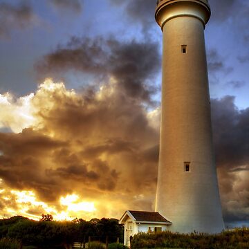 Artwork thumbnail, Glow on the Lighthouse, Airey's Inlet, Victoria by ChristineJayne