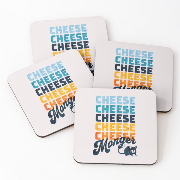 Item preview, Cheese Monger Cheese Lover Cheese Expert Retro Mouse designed and sold by Rabbitti.