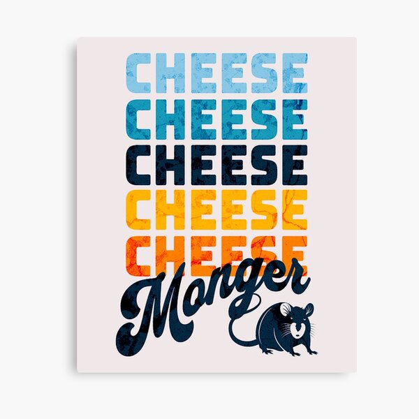 Item preview, Cheese Monger Cheese Lover Cheese Expert Retro Mouse designed and sold by Rabbitti.
