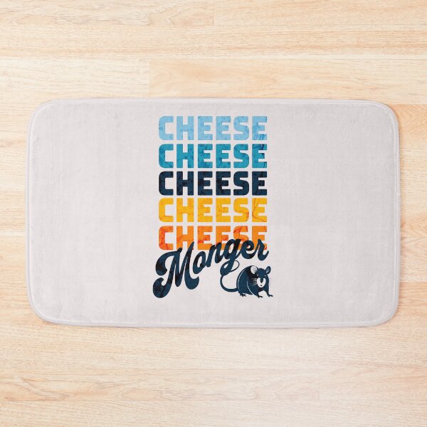 Item preview, Cheese Monger Cheese Lover Cheese Expert Retro Mouse designed and sold by Rabbitti.