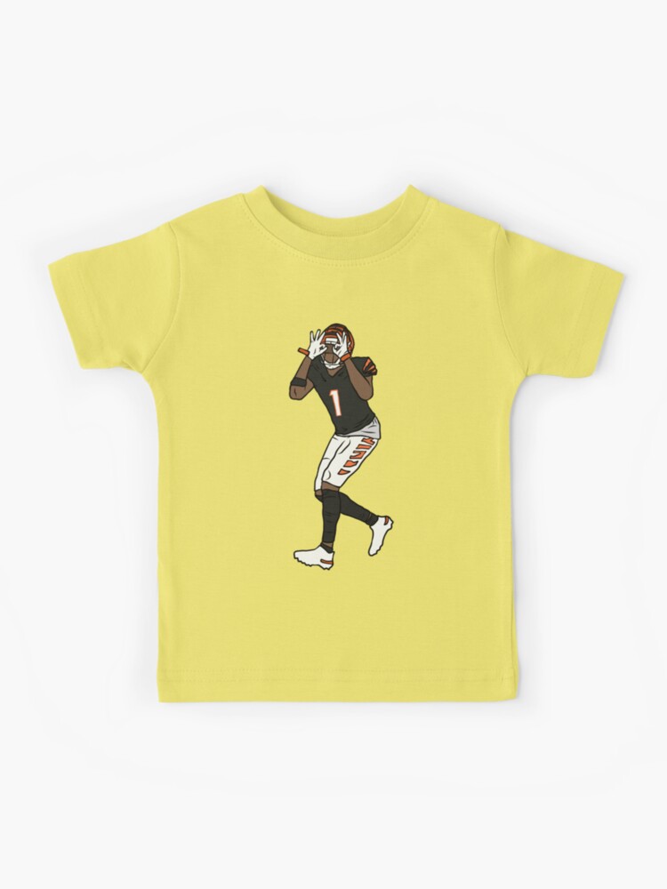 Youth Ja'Marr Chase and Justin Jefferson Griddy Football Kid's T-Shirt