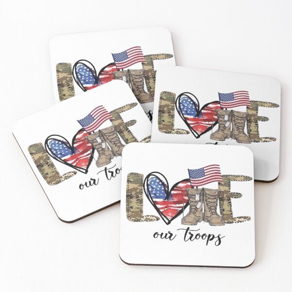 Item preview, Love Our Troops America  designed and sold by FortuneCookieTs.