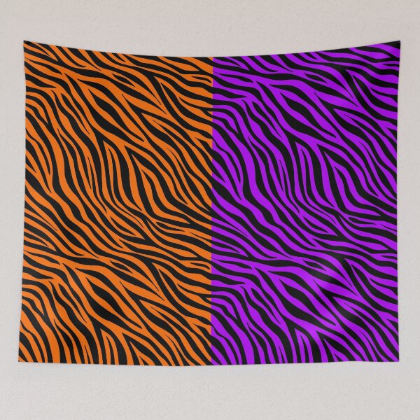 Item preview, Orange and Purple Zebra Stripes designed and sold by Mark Cannon.