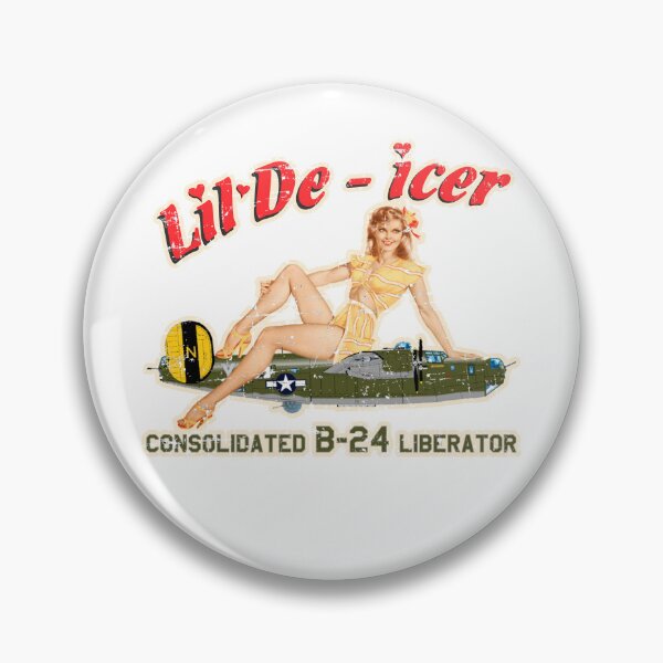 Item preview, Consolidated B-24 Liberator - Noise Art Phrases - Lil De-icer  - Grunge Style designed and sold by pzd501.