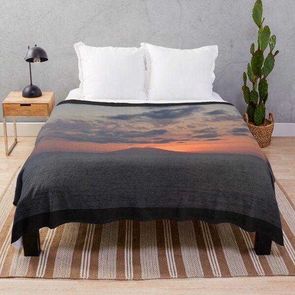 Item preview, SUNSET BEHIND VOLCANO IN MEDITERRANEAN SEA  designed and sold by JLFXCreations.